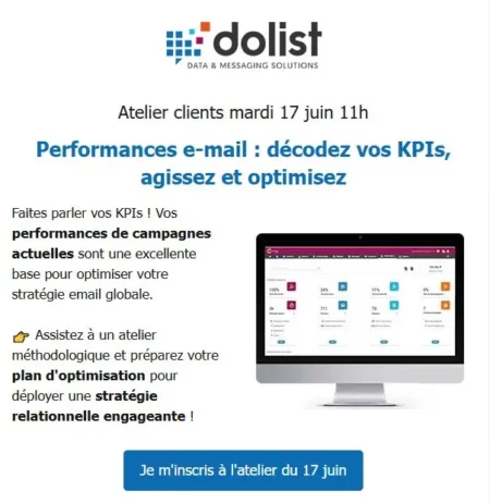 corps de l'email