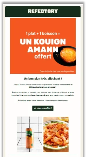 Illustration tendance email typographie massive