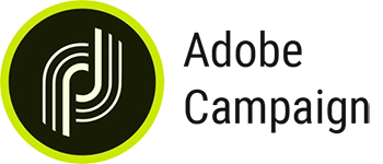 Logo Adobe Campaign, solution de gestion et d’automatisation de campagnes marketing.