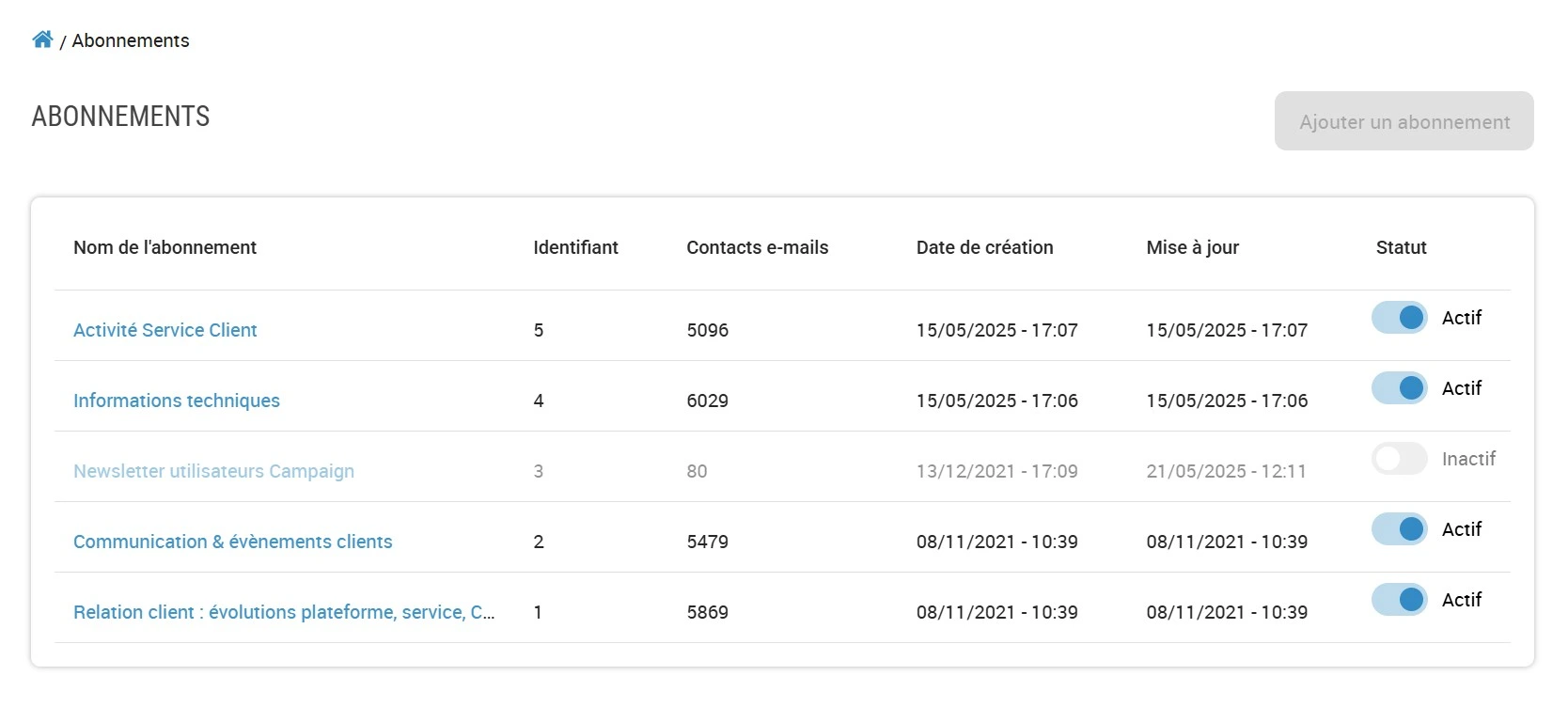 Collecte et gestion automatiques des consentements 